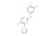 5-bromo-N-(3-chloro-4-fluorophenyl)-4-(1H-pyrazol-1-yl)pyrimidin-2-amine