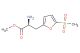 methyl (2S)-2-amino-3-(5-methanesulfonylfuran-2-yl)propanoate