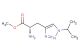 methyl (2S)-2-amino-3-[1-(propan-2-yl)-1H-1,2,3-triazol-4-yl]propanoate