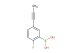 (2-fluoro-5-(prop-1-yn-1-yl)phenyl)boronic acid