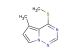 5-methyl-4-(methylsulfanyl)pyrrolo[2,1-f][1,2,4]triazine