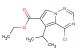 ethyl 4-chloro-5-(propan-2-yl)pyrrolo[2,1-f][1,2,4]triazine-6-carboxylate