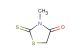 3-methyl-2-sulfanylidene-1,3-thiazolidin-4-one