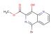 methyl 5-bromo-8-hydroxy-1,6-naphthyridine-7-carboxylate