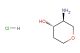 trans-3-amino-4-hydroxy-tetrahydropyran hydrochloride