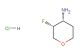 cis-3-fluorooxan-4-amine hydrochloride