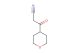 3-(oxan-4-yl)-3-oxopropanenitrile