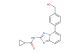 N-(5-(4-(hydroxymethyl)phenyl)-[1,2,4]triazolo[1,5-a]pyridin-2-yl)cyclopropanecarboxamide