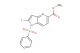 1-(phenylsulfonyl)-2-iodo-4-azaindole-5-carboxylic acid methyl ester