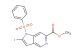 1-(phenylsulfonyl)-2-iodo-5-azaindole-6-carboxylic acid methyl ester