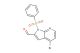 1-(phenylsulfonyl)-4-bromo-7-azaindole-2-carbaldehyde