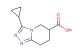 3-cyclopropyl-5,6,7,8-tetrahydro-[1,2,4]triazolo[4,3-a]pyridine-6-carboxylic acid