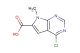 4-chloro-7-methyl-7H-pyrrolo[2,3-d]pyrimidine-6-carboxylic acid