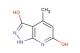 4-methyl-1H-pyrazolo[3,4-b]pyridine-3,6-diol