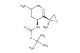 ((1S)-3-methyl-1-(((2R)-2-methyloxiranyl)carbonyl)butyl)carbamic acid 1,1-dimethylethyl ester