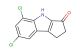 5,7-dichloro-1,2-dihydrocyclopenta[b]indol-3(4H)-one