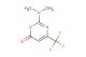 2-(dimethylamino)-4-(trifluoromethyl)-6H-1,3-oxazin-6-one