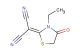 2-(3-ethyl-4-oxothiazolidin-2-ylidene)malononitrile