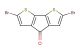 2,6-dibromo-4H-cyclopenta[2,1-b:3,4-b']dithiophen-4-one