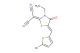 2-(5-((5-bromothiophen-2-yl)methylene)-3-ethyl-4-oxothiazolidin-2-ylidene)malononitrile