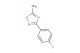 3-(4-fluorophenyl)-1,2,4-oxadiazol-5-amine