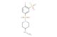 2-fluoro-5-((4-(methylamino)piperidin-1-yl)sulfonyl)benzene-1-sulfonyl fluoride