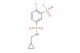 5-(N-(cyclopropylmethyl)sulfamoyl)-2-fluorobenzene-1-sulfonyl fluoride