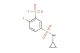 5-(N-cyclopropylsulfamoyl)-2-fluorobenzene-1-sulfonyl fluoride