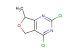 2,4-dichloro-7-methyl-5,7-dihydrofuro[3,4-d]pyrimidine