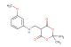 5-(((3-methoxyphenyl)amino)methyl)-2,2-dimethyl-1,3-dioxane-4,6-dione