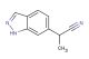 2-(1H-indazol-6-yl)propanenitrile