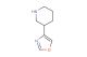 3-(1,3-oxazol-4-yl)piperidine