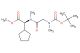 methyl (S)-2-(2-((tert-butoxycarbonyl)(methyl)amino)-N-methylacetamido)-2-cyclopentylacetate