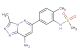 N-(5-(8-amino-3-methyl-[1,2,4]triazolo[4,3-b]pyridazin-6-yl)-2-methylphenyl)methanesulfonamide