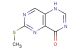 6-(methylthio)pyrimido[5,4-d]pyrimidin-4(1H)-one