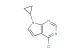 4-chloro-7-cyclopropyl-7H-pyrrolo[2,3-d]pyrimidine