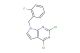 2,4-dichloro-7-(2-fluoro-benzyl)-7H-pyrrolo[2,3-d]pyrimidine