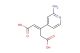 (E)-3-(2-aminopyridin-4-yl)pent-2-enedioic acid