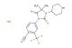 4-(4,4-dimethyl-5-oxo-3-(piperidin-4-yl)-2-thioxoimidazolidin-1-yl)-2-(trifluoromethyl)benzonitrile hydrochloride