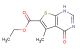 ethyl 5-methyl-4-oxo-1,4-dihydrothieno[2,3-d]pyrimidine-6-carboxylate