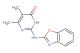 2-(benzo[d]oxazol-2-ylamino)-5,6-dimethylpyrimidin-4(3H)-one