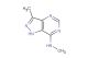 N,3-dimethyl-1H-pyrazolo[4,3-d]pyrimidin-7-amine