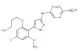 5-((5-(2-(3-aminopropoxy)-4-fluoro-6-methoxyphenyl)-1H-pyrazol-3-yl)amino)pyrazine-2-carbonitrile