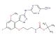 tert-butyl (3-(2-(3-((5-cyanopyrazin-2-yl)amino)-1H-pyrazol-5-yl)-5-fluoro-3-methoxyphenoxy)propyl)carbamate