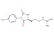 (S)-1-(3-(1-(4-aminophenyl)-5-oxo-2-thioxoimidazolidin-4-yl)propyl)guanidine