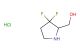 (3,3-difluoropyrrolidin-2-yl)methanol hydrochloride