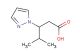 4-methyl-3-pyrazol-1-yl-pentanoic acid