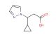 3-cyclopropyl-3-(1H-pyrazol-1-yl)propanoic acid