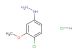 (4-chloro-3-methoxyphenyl)hydrazine hydrochloride