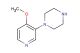 1-(4-methoxypyridin-3-yl)piperazine